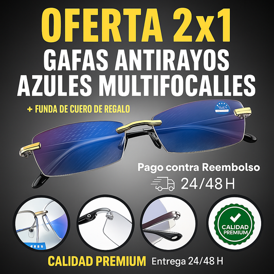 Lumen Vita™ | Gafas Antirrayos Multifocales - OFERTA 2X1