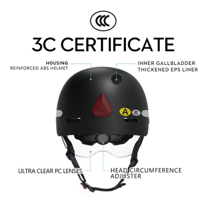 Smart Helmet with Integrated Camera & Safety Lighting - Image 8