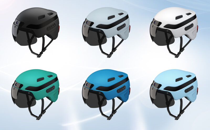 Smart Helmet with Camera, Bluetooth & Safety Lights - Image 2